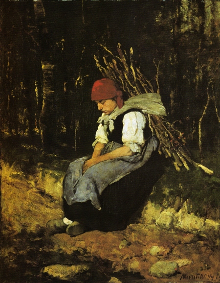 Munkácsy Mihály - Rőzsehordó (1873)